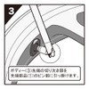 (Straight/Straight) Tire Valve Install Tool for Car/Bike 19 – 758 