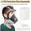 Sosvulix Professional Reusable Full Mask Cover with 2 Filters, 10