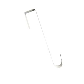 Anapoliz Wreath Hooks Door Hanger for Bathroom Bedroom, Coats, Towels Metal Home Display Holiday Front Door Special Elegant Unique Design | Premium Sturdy Metal (2 Piece, White)