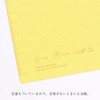 Iroha Publishing ajiki SUNNY Notebook, Weekly/Daily Use, B6 Size (Yellow)
