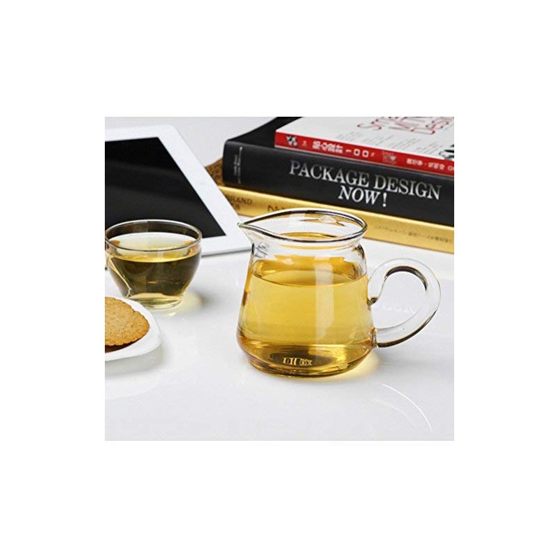 Yilong Classical Glass Series Trapezoidal Single Mouth Pitcher (13.5 fl