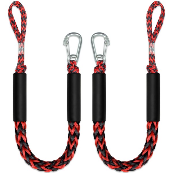 3 Feet Bungee Dock Line Boat Accessories 2pcs Fender Lines