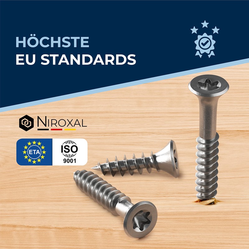 Stainless Steel TORX countersunk Head Screw Made of V2A 6-mm