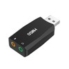 MillSO USB to 3.5mm Audio Jack Adapter [with Internal Recording