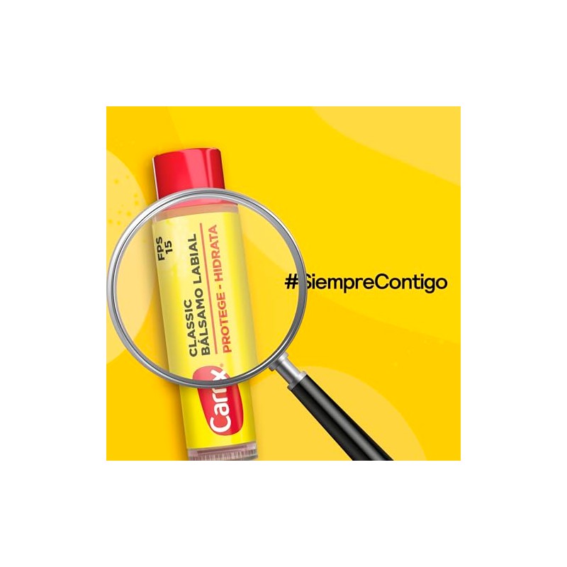 Carmex, Bálsamo Labial Hidratante Classic en Barra, para Labios secos