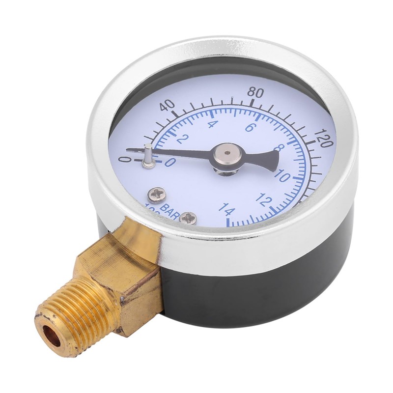 Hydraulic Water Pressure Gauge 0-200PSI 40MM DIAL Meter 1/8 NPT