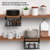 Home Zone Living 2-Pack Under Shelf Pull-Out Drawer Kitchen Cabinet