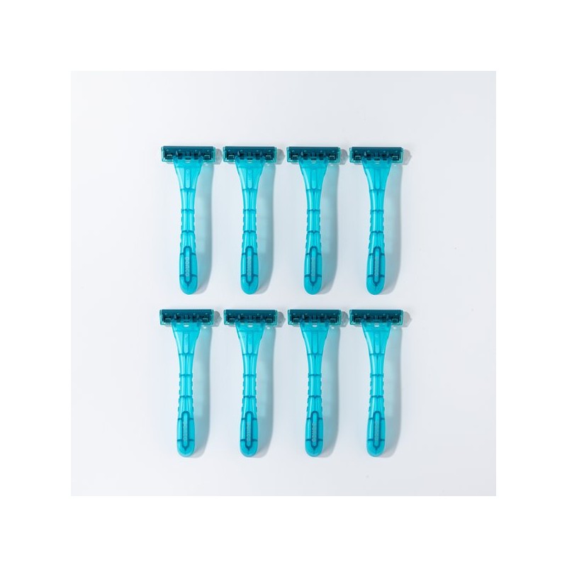 Dorco Touch 3 portable razor 8 packs / 도루코 터치3