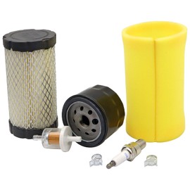 SecosAutoparts Air Filter Tune Up Kit Compatible with Craftsman YT3000 YS4500 LT2000 Lawn Tractor