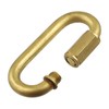 BNYZWOT Brass Quick Links D Shape Locking Quick Chain Repair