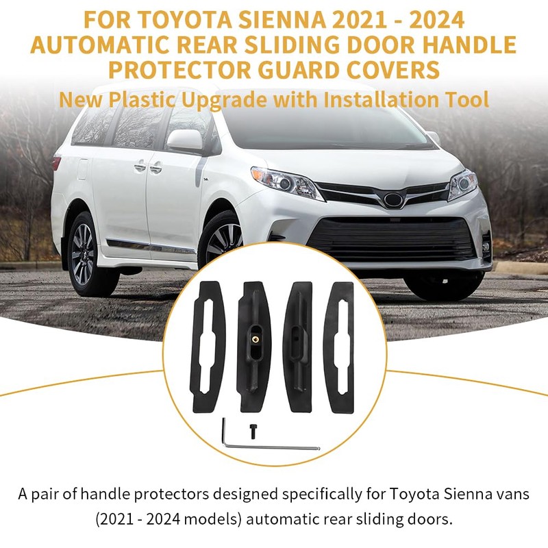 for Toyota Sienna 2021-2024 Automatic Rear Sliding Door Handle Protector