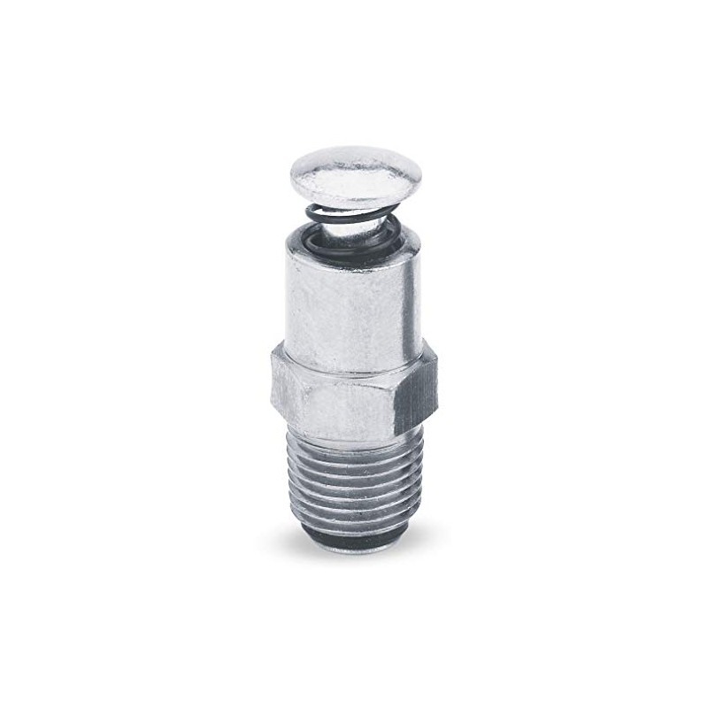 Lumax LX-1422 Silver 1/8" NPT Male Air Bleeder Valve, Maximum