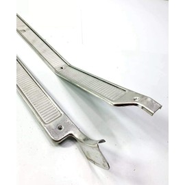 Live Fast Supply Company Pair (2) Truck Door Sill Plates Compatible with Ford Pickup Truck 1973-1979