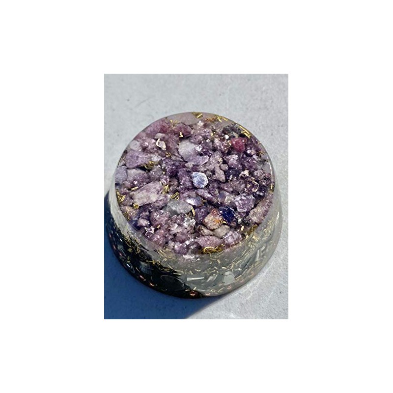 Lepidolite Single Crystal Tower Buster Orgone Generator Energy Accumulator PERFECT