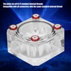Water Flow Meter LeakingProof Transparent Acrylic Computer WaterCooled Rheometer