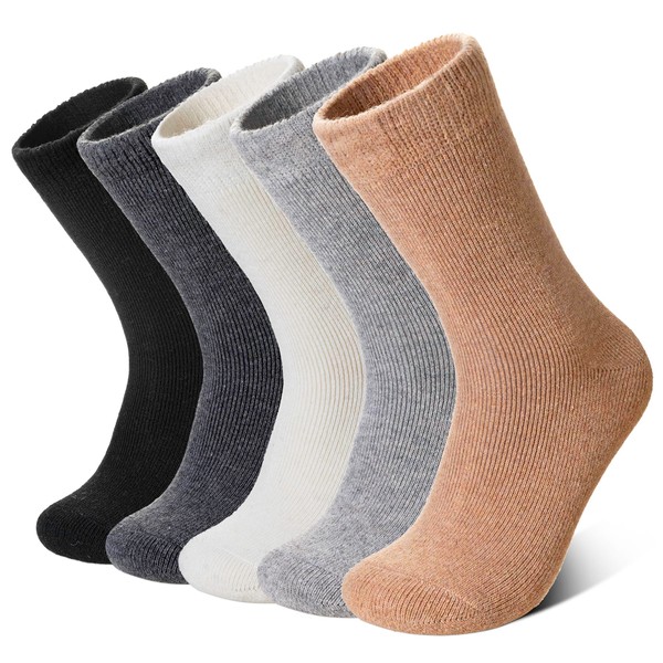 Merino Wool Socks for Women 5 Pairs Warm Winter Hiking