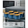 Tikooere Ramekins 8 oz Oven Safe,Set of 6 Ceramic Souffle