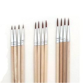 WADY Miniature Detail Paint Brushes, 60 Pcs Tiny Detail Paint Brushes Watercolor Paint Brushes for Acrylics, 3 Sizes Artist Fine Tip Detailing Paintbrush #0#00#000 Small Liner Miniature Brush Set