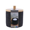 Tendance Cotton Box Polyresin Round with Mesh Effect and Bamboo