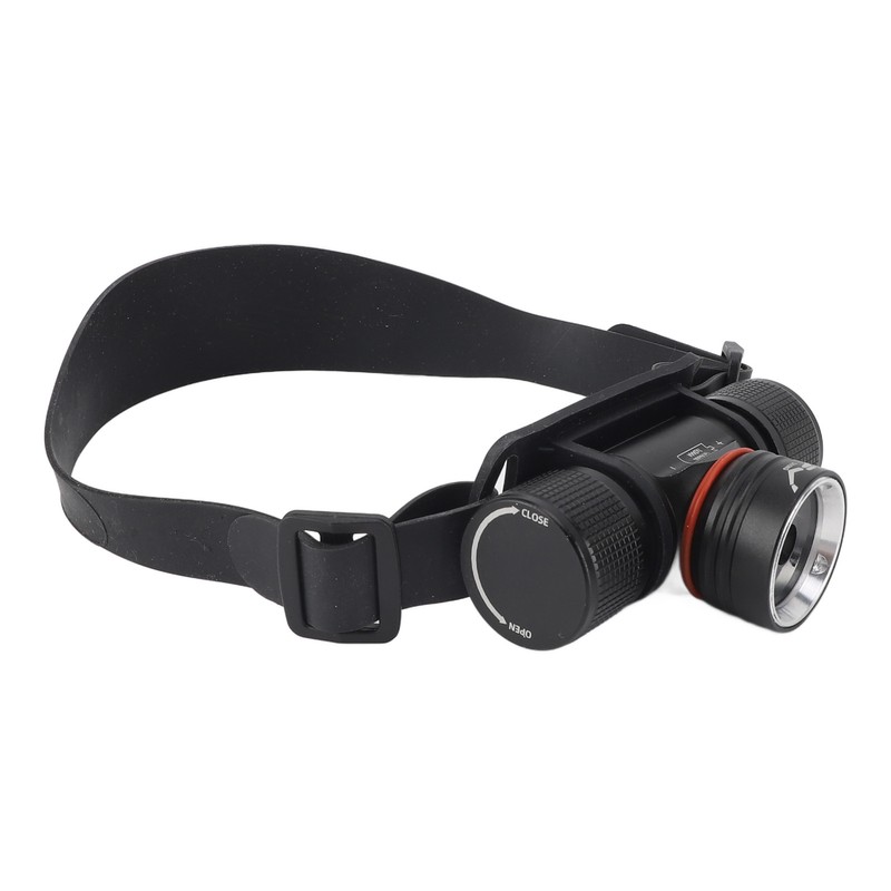 Diving Headlamp Flashlight IPX68 Waterproof Super Bright 1200LM 3 Light