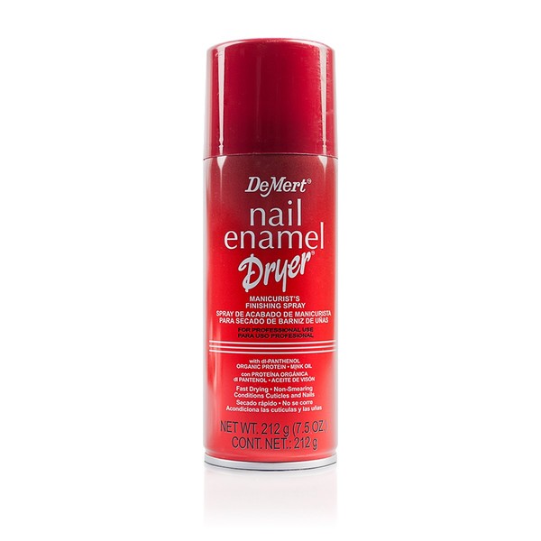 DeMert Nail Enamel Dry Spray 7.50 oz (Pack of 12)