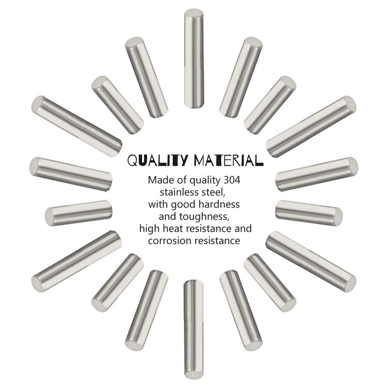 WMYCONGCONG 150 PCS 15 Kinds M2-M4 x 6/8/10/12/16mm Dowel Pins
