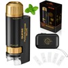 QUNSE Kids Pocket Mini Portable Handheld Microscope 60x-120x,with 5 Slides