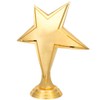 6" Gold Recognition Trophies - Custom Luminary Star Trophy Award