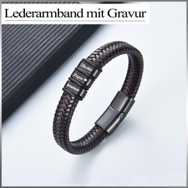 PDTU Gifts for Dad, Father's Day Gifts for Dad, Leather Strap for Dad, Bonus Dad, Stepfather, Father-in-law, Dad Gifts for Father's Day, Birthday, Christmas, Leather, No gemstone