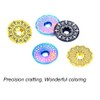 DONGKER Top Cap, Stylish Stem Cap with Screws, Waterproof Titanium