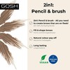 GOSH Eyebrow pencil for thicker brows, precise application for perfectly
