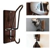 NIYATA Motorcycle Helmet Wall Mount Wall Mount with Hooks, Multifunctional
