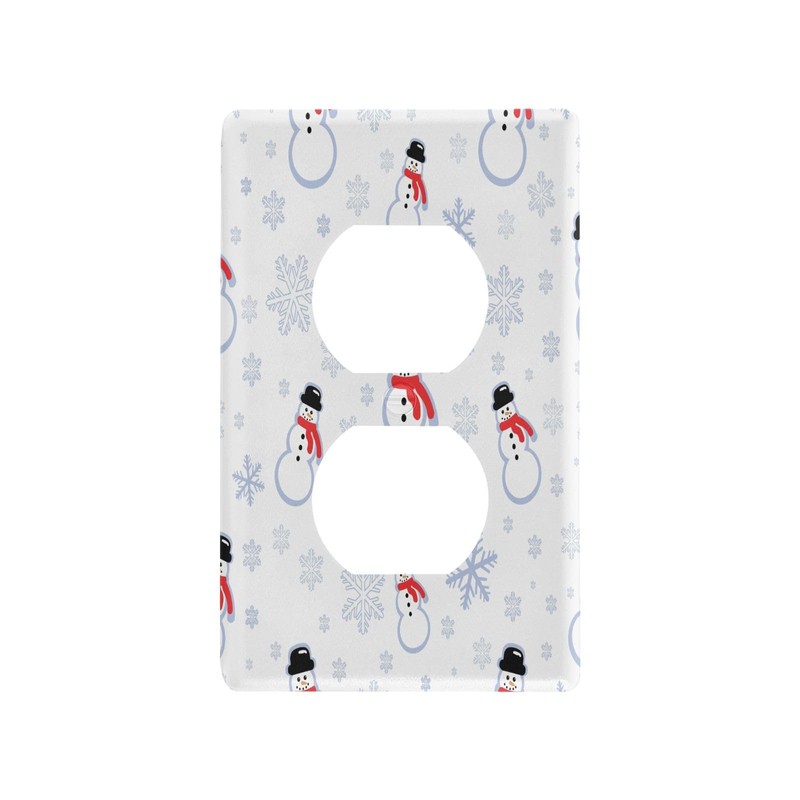 YETTASBIN Christmas Snowman Toggle Light Switch Cover Unbreakable Wall Plate