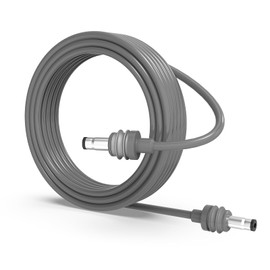 MONDGE Replacement for Starlink Mini DC Power Cable, 16.4FT Waterproof Outdoor, Grey, Male-to-Female Connector, Compatible with Starlink Mini Accessories