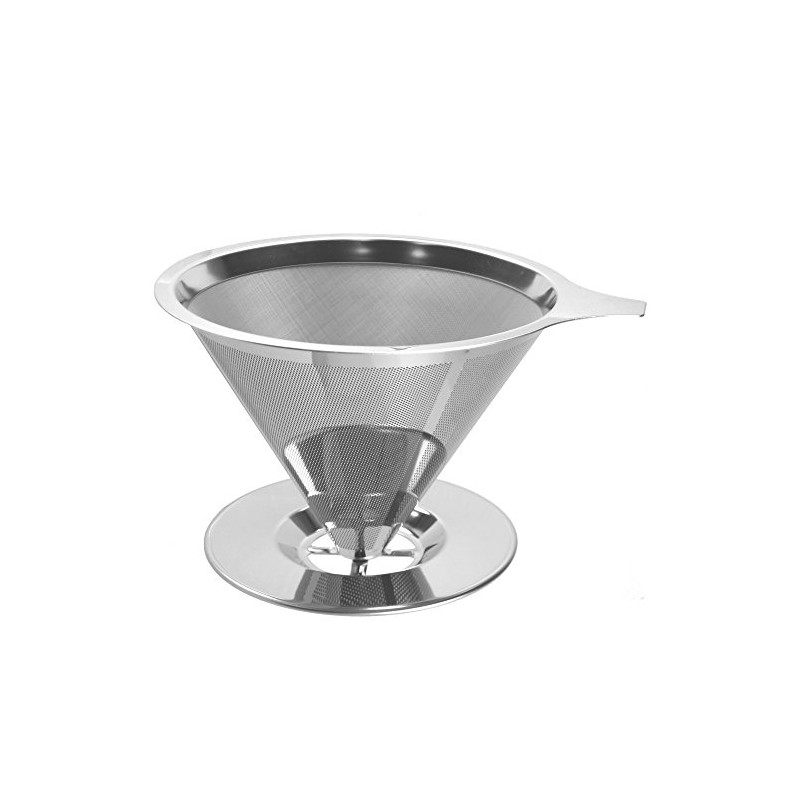 Khanda Paper Sleevless Pour Over Coffee Dripper Stainless Steel 2