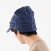 Forecast Winter Hat with Brim Knit Hat (Oslo Hat), purple,