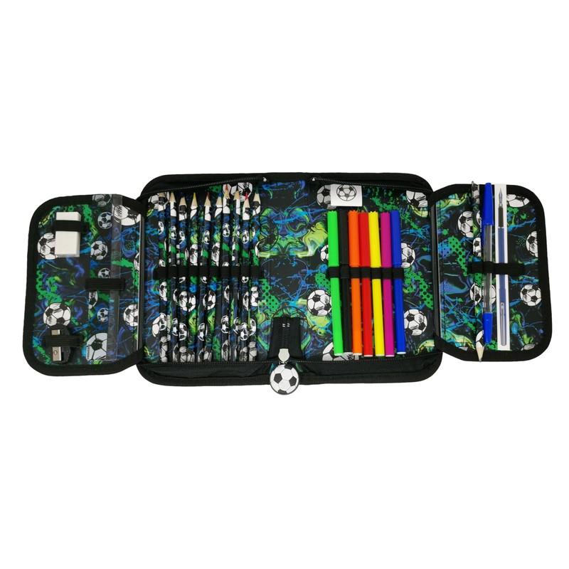 Theonoi Pencil Case Pencil Case 2 Compartments Double Decker Pencil