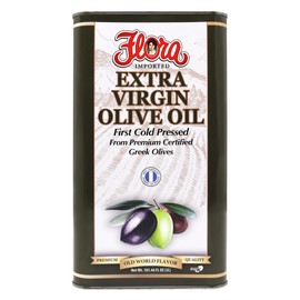 (3 LITER TIN) 100% Greek Extra Virgin Olive Oil Extracted from Koroneiki Olives - Imported from Greece - Premium Quality