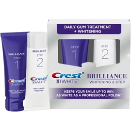 Crest 3D White Brilliance Toothpaste and Whitening Gel System, 4.0oz and 2.3oz