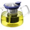 FORLIFE Bell Glass Teapot with Basket Infuser, 24 oz./730 mL,
