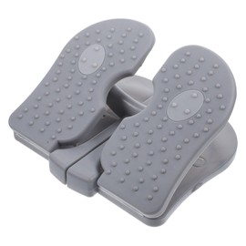 KOMBIUDA 1pc Mini Stepper Machine for Home Use Compact Fitness Equipment for Cardio Training Non- Pedal Design for Preventing Varicose Veins Unisex Grey