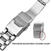 Hstrap 20mm Brushed Watch Band, Curved End Straight End Metal