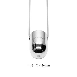 BAOSHISHAN NO.4 Zahn Cup Viscosity Cup #4 Dip Type 44ml Stainless Steel Viscometer Flow Cup for Paint Finishes Oil