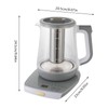 Electric Tea Kettle, Tea Water Boiler, Electric Glass Kettle with