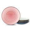 Selamica Ceramic 8 inch Dinner Plates, Small Dessert Salad Plates,