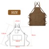 Cosymate Work Canvas Apron with Pockets for Men, Heavy Duty,