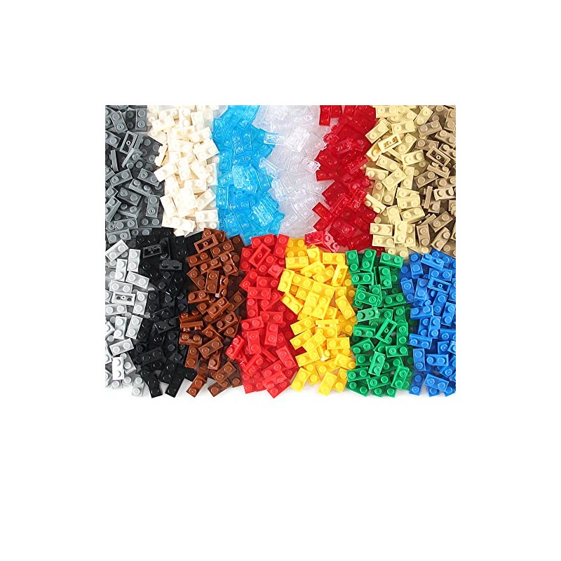 Basic Parts - Juego de 700 bloques de azulejos de