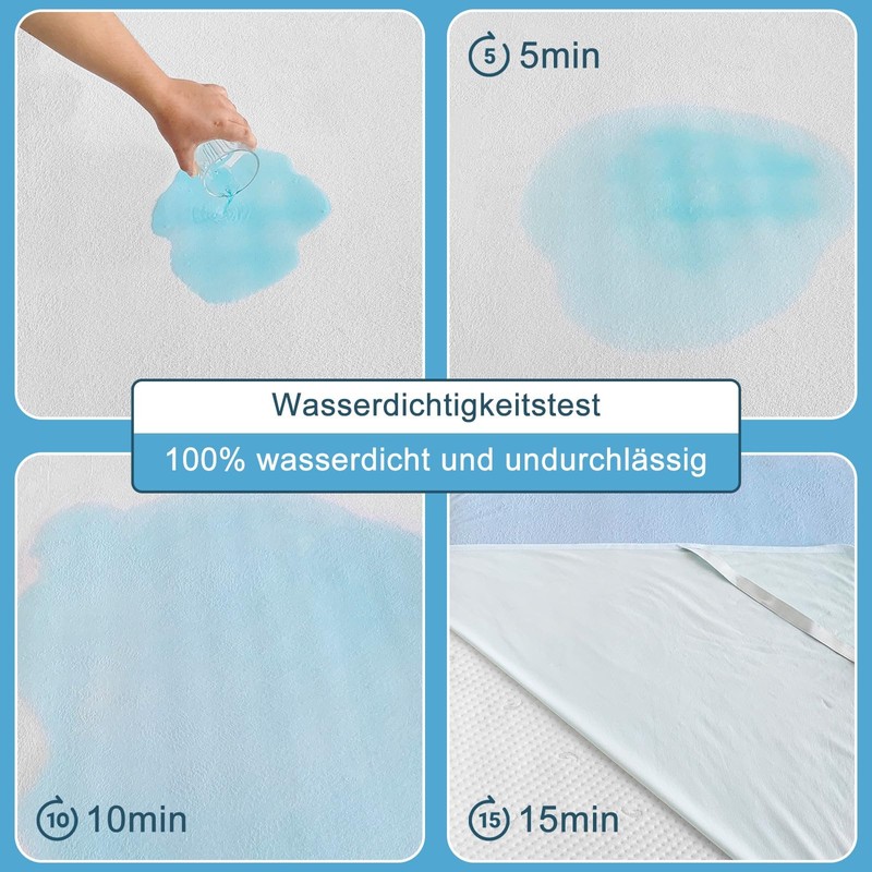 Beedsooth Mattress Protector 180 x 200 cm Waterproof Incontinence Pad