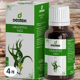 Destech Vitamin E Oil Body Oil Turkish Eucalyptus Aroma Essential Oil Concentrate Lid Dropper Type Random Delivery 4 Pieces 20ml / 데스텍 비타민E오일 바디오일 터키 유칼립투스 아로마 에센셜 오일 원액 뚜껑 스포이드 타입 랜덤발송 4개 20ml