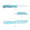 WWZJ 6 Pack Ceramic Paring Knife with Knife Cover, Lightweight